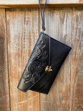 Load image into Gallery viewer, Rose Clutch W/ Detachable Wristlet &amp; Straps
