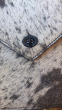 Load image into Gallery viewer, Cowhide/ Leather Clutch w/ Detachable Wristlet
