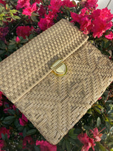 Load image into Gallery viewer, Cappuccino Woven Clutch
