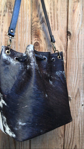 Cowhide Bucket Bag
